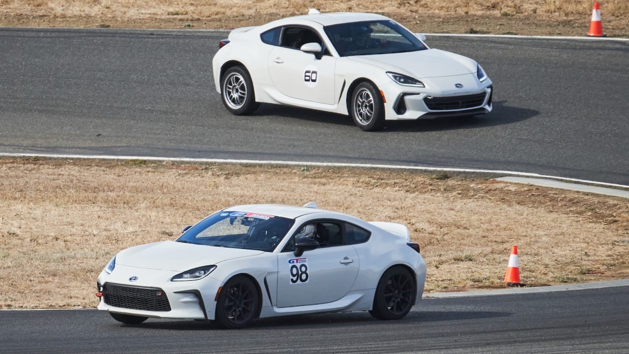 BRZ and GR86 on track